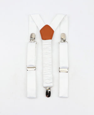 Bretelles Enfant Blanc en Polyester «Ernest»