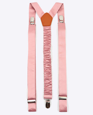 Bretelles Homme Rose n°4 en Polyester «Ernest»
