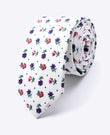 Cravate Liberty Blanc n°1 Homme en Coton | Gaspard - Unipap's
