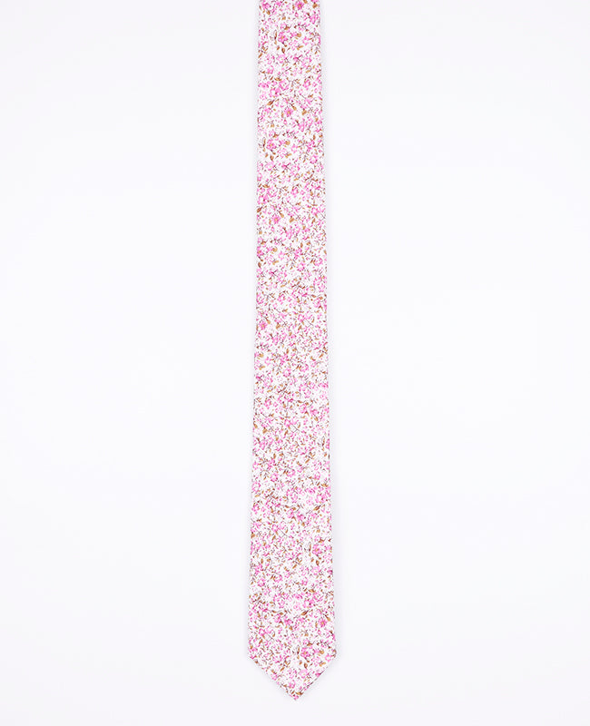 Cravate Liberty Rose n°4 Homme en Coton | Gaspard - Unipap's