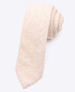 Cravate Beige n°2 Homme en Laine | Claude - Unipap's