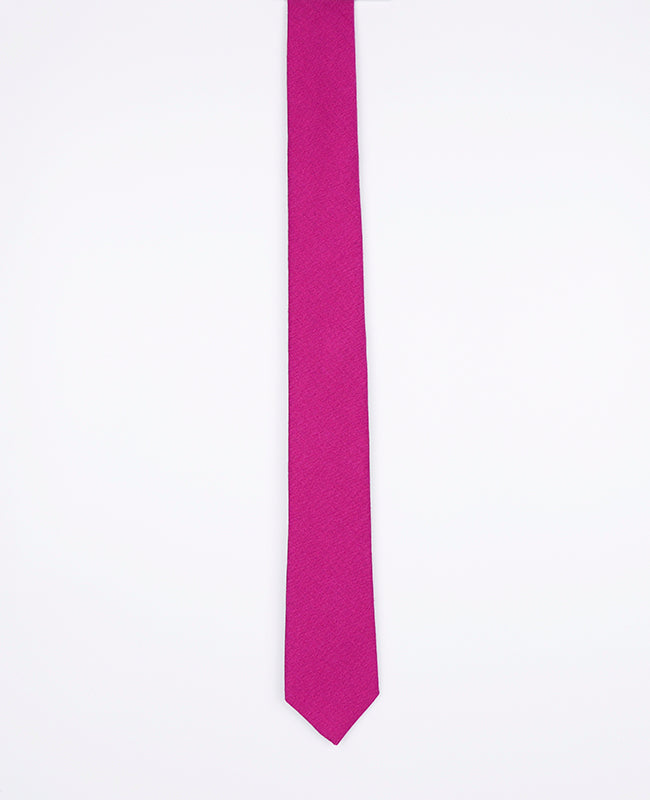 Cravate Violet n°1 Homme en Lin | Basile - Unipap's