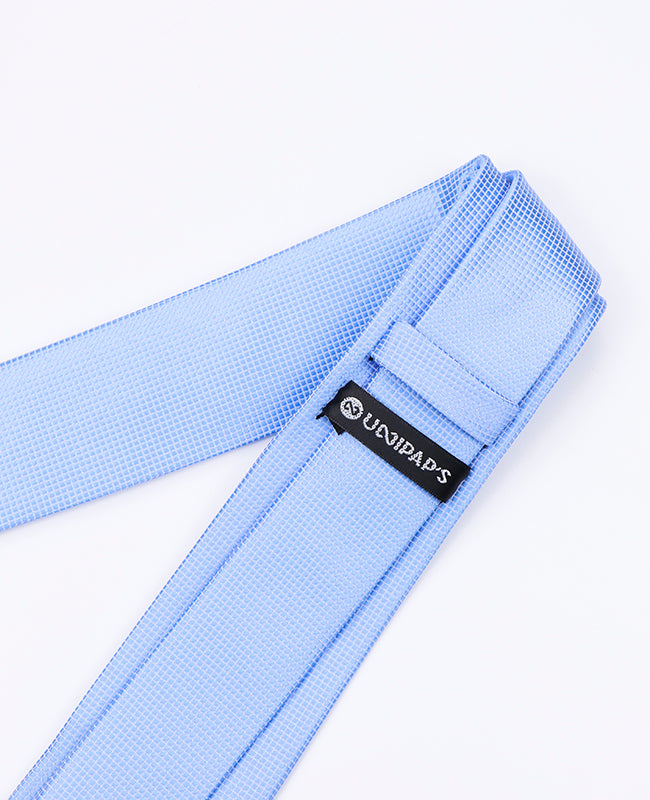 Cravate Bleu n°4 Homme en Polyester | Martin - Unipap's