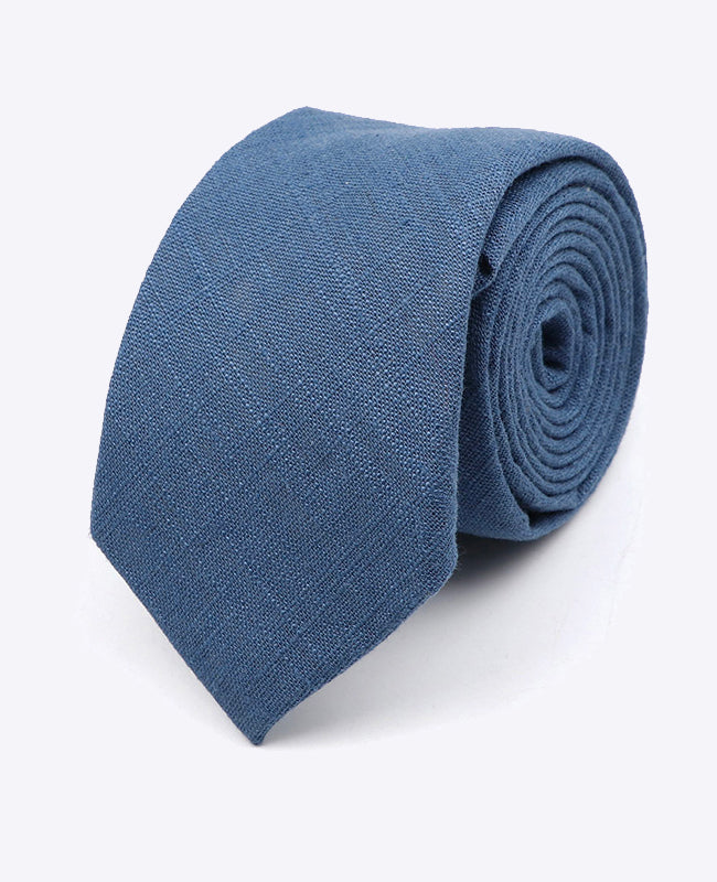 Cravate Bleu n°8 Homme en Coton | Edgard | Unipap's
