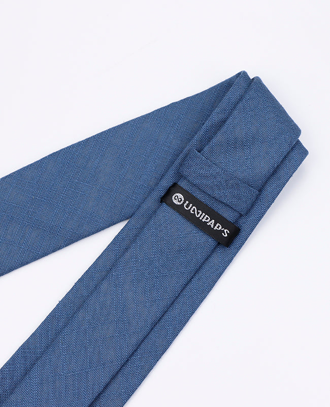 Cravate Bleu n°8 Homme en Coton | Edgard | Unipap's