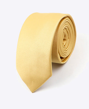 Cravate Jaune n°2 Homme en Polyester | Anatole - Unipap's