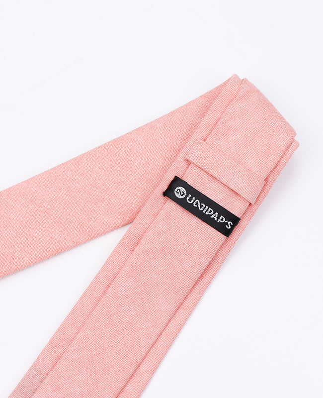 Cravate Rose n°1 Homme en Coton | Edgard - Unipap's