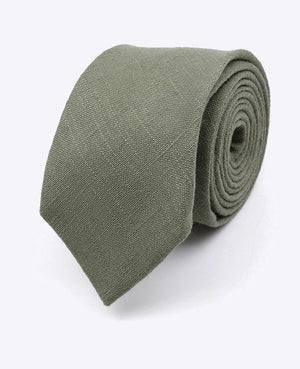 Cravate Vert n°3 Homme en Coton | Edgard | Unipap's