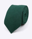 Cravate Vert n°4 Homme en Coton | Edgard | Unipap's