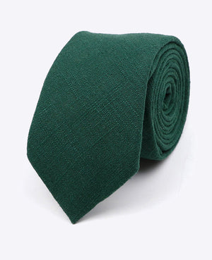Cravate Vert n°4 Homme en Coton | Edgard | Unipap's