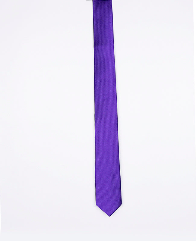 Cravate Violet n°1 Homme en Polyester | Lucien - Unipap's