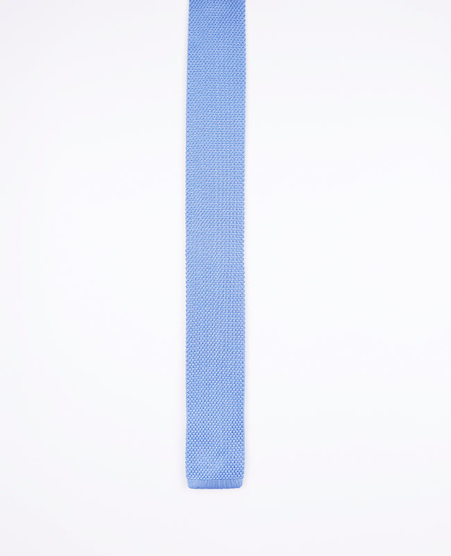 Cravate Bleu n°3 Homme en Tricot «Léon»
