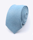 Cravate Bleu n°3 Homme en Effet Velours | Simon - Unipap's