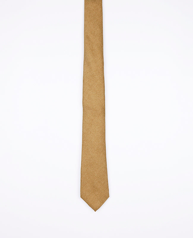 Cravate Marron n°3 Homme en Effet Velours «Simon»