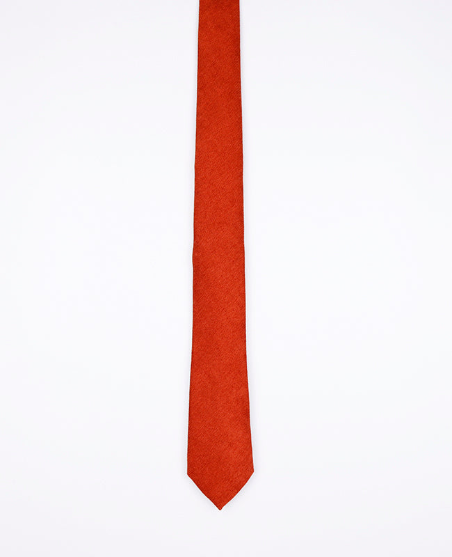 Cravate Orange n°2 Homme en Effet Velours | Simon - Unipap's