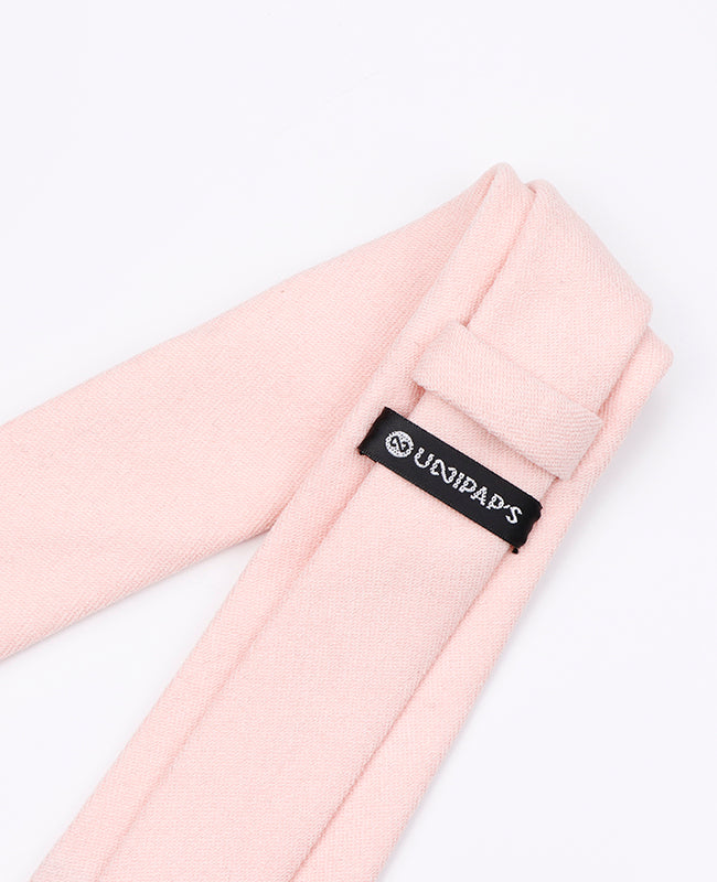 Cravate Rose n°1 Homme en Effet Velours | Simon - Unipap's