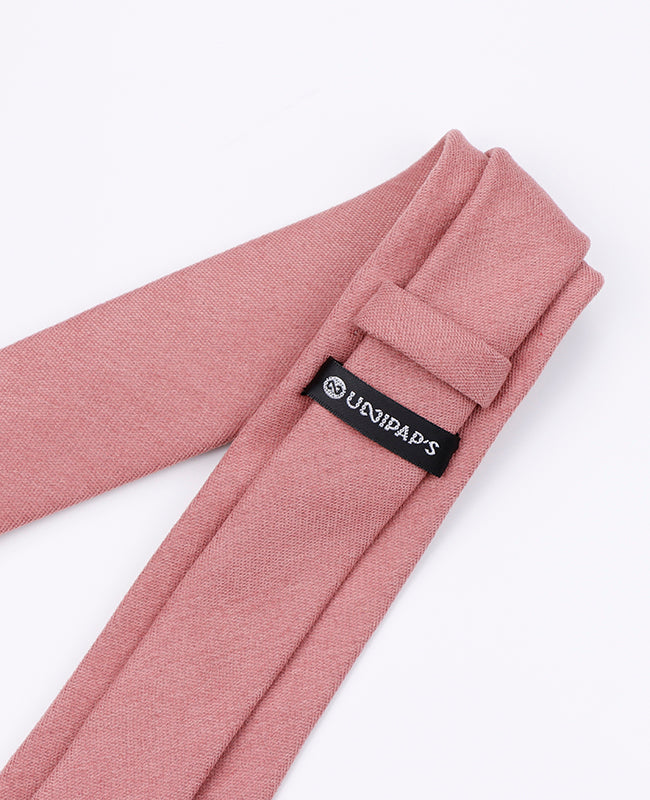 Cravate Rose n°2 Homme en Effet Velours | Simon - Unipap's