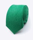 Cravate Vert n°3 Homme en Effet Velours | Simon - Unipap's