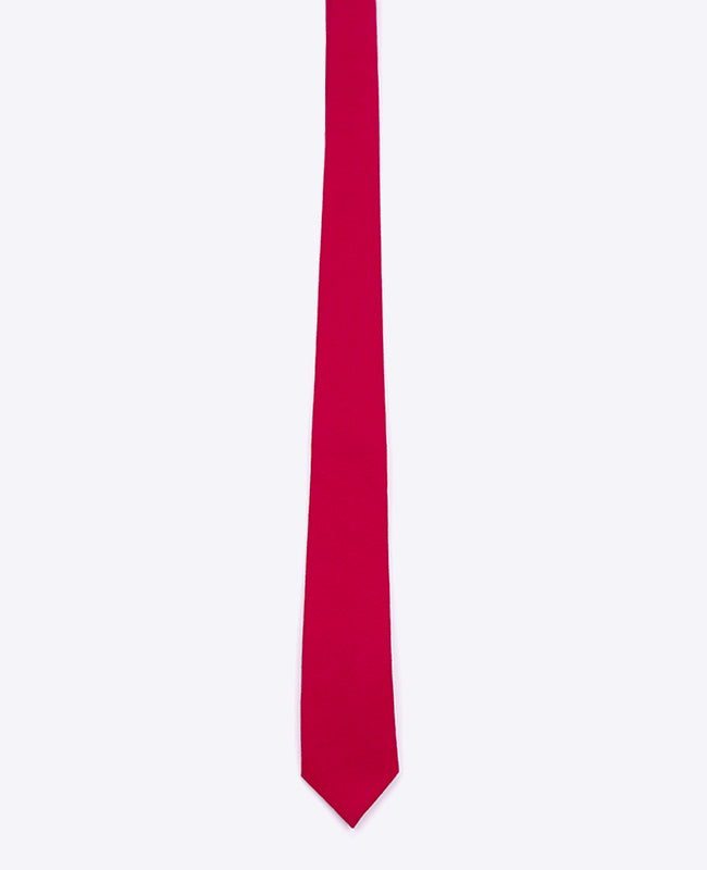 Cravate Rouge Homme en Coton «Edgard»