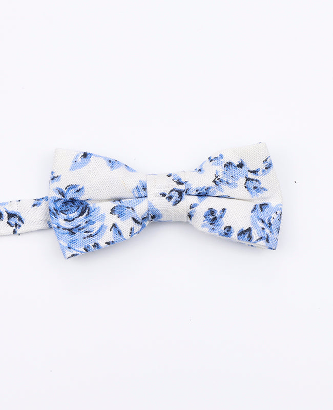Noeud Papillon Liberty Blanc n°10 Enfant en Coton | Charles - Unipap's