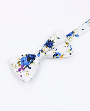 Noeud Papillon Liberty Blanc n°3 Enfant en Coton | Charles - Unipap's