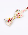 Noeud Papillon Liberty Blanc n°4 Enfant en Coton | Charles - Unipap's