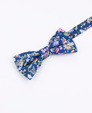 Noeud Papillon Liberty Bleu n°11 Enfant en Coton | Gaspard - Unipap's