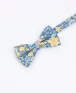 Noeud Papillon Liberty Bleu n°2 Enfant en Coton | Gaspard - Unipap's