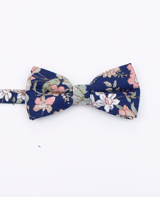Noeud Papillon Liberty Bleu n°3 Enfant en Coton | Charles - Unipap's
