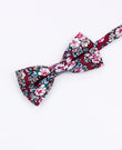 Noeud Papillon Liberty Rouge Enfant en Coton | Charles - Unipap's