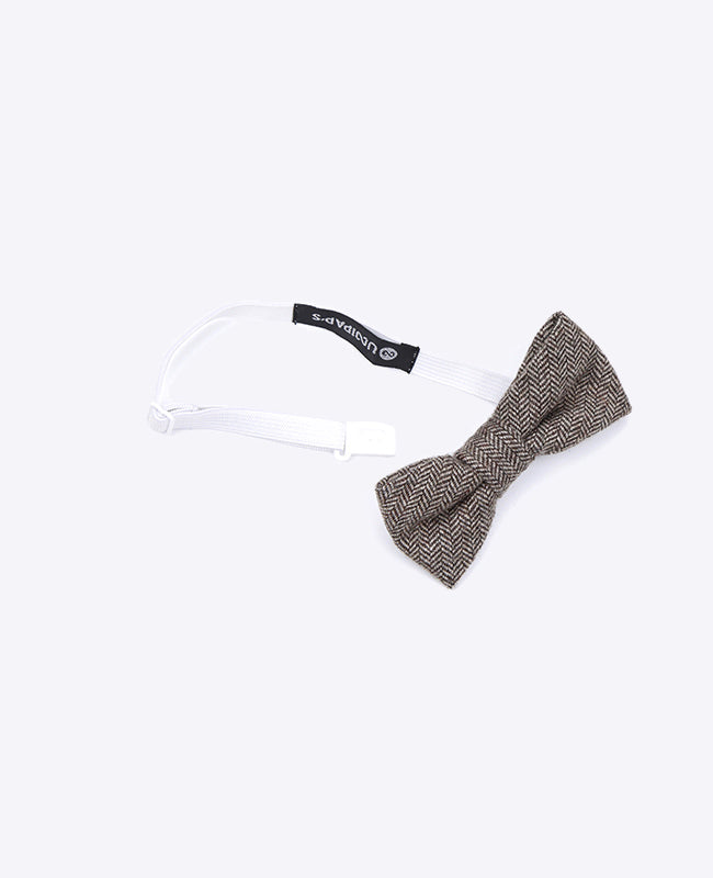 Noeud Papillon Gris n°3 Enfant en Laine | Claude - Unipap's