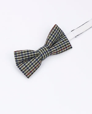 Noeud Papillon Tartan Gris n°9 Enfant en Laine | Nobert - Unipap's