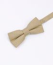 Noeud Papillon Beige n°1 Enfant en Lin | Basile - Unipap's