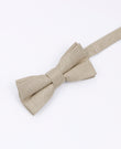 Noeud Papillon Beige n°2 Enfant en Lin | Basile - Unipap's