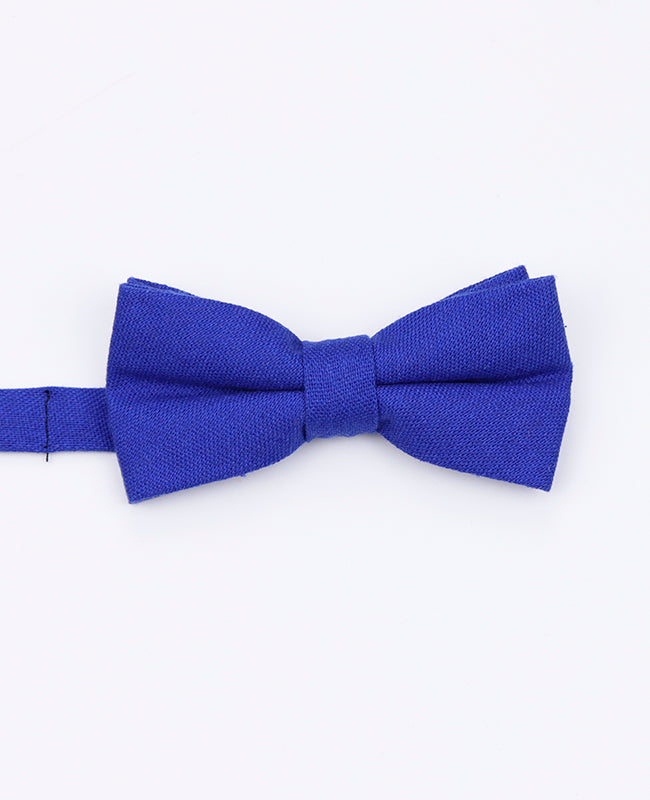 Noeud Papillon Bleu n°4 Enfant en Lin | Basile - Unipap's
