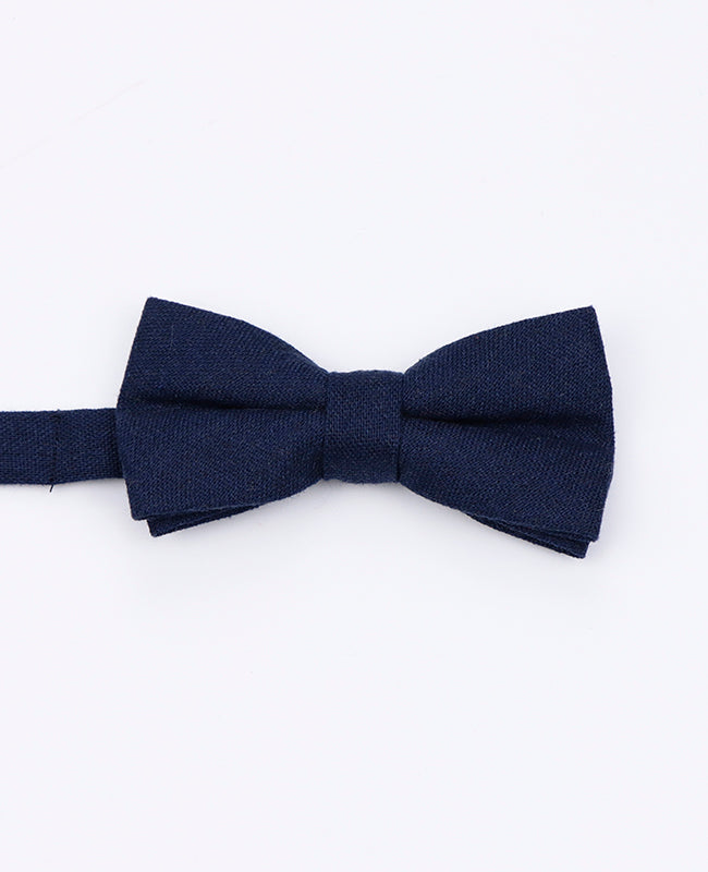 Noeud Papillon Bleu n°5 Enfant en Lin | Basile - Unipap's