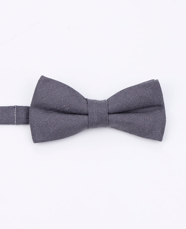 Noeud Papillon Gris Enfant en Lin | Basile - Unipap's