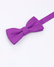 Noeud Papillon Violet n°2 Enfant en Lin | Basile - Unipap's