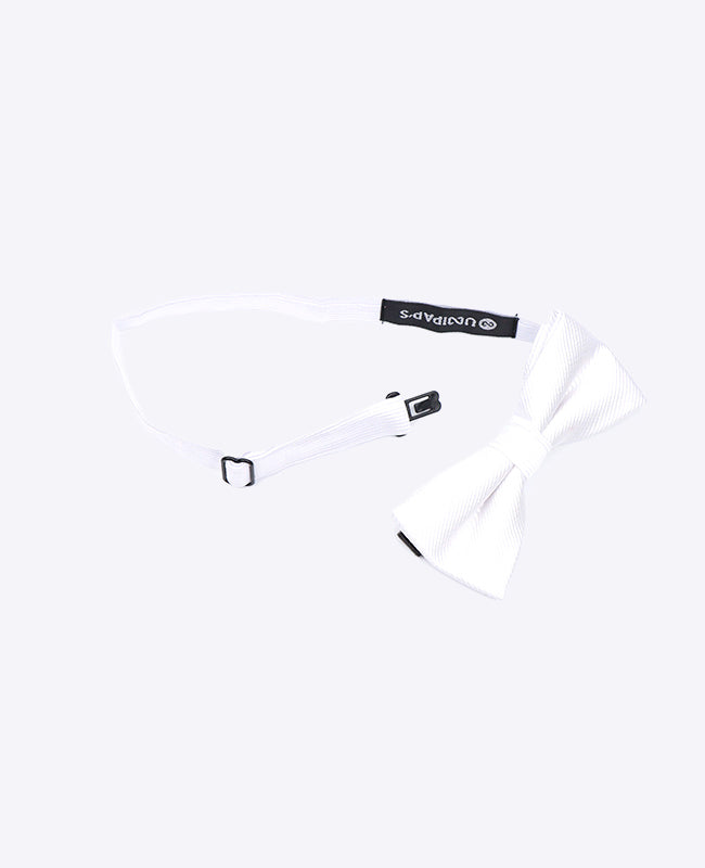 Noeud Papillon Blanc Enfant en Polyester | Lucien - Unipap's
