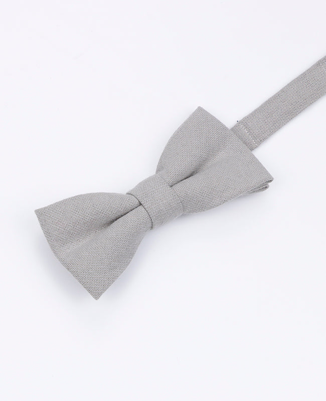 Noeud Papillon Gris n°3 Enfant en Coton «Edgard»