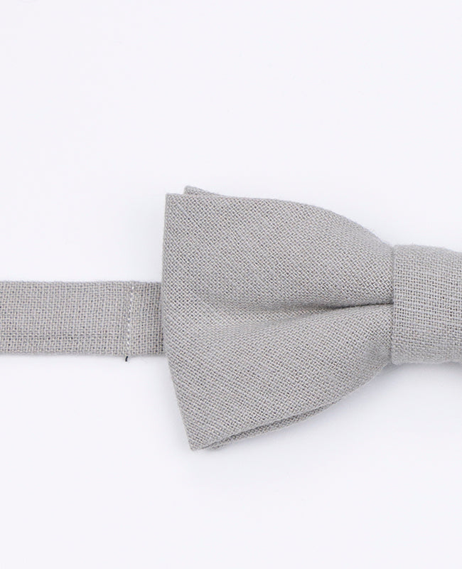 Noeud Papillon Gris n°3 Enfant en Coton «Edgard»