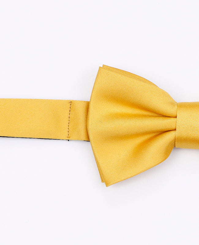 Noeud Papillon Jaune n°1 Enfant en Polyester «Anatole»