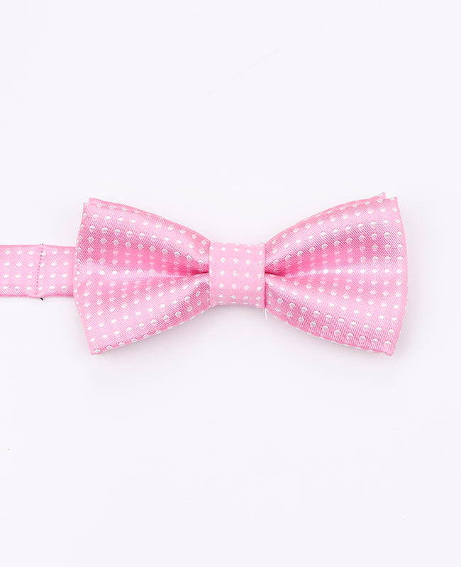 Noeud Papillon Rose n°1 à Pois Enfant en Polyester | Louis - Unipap's