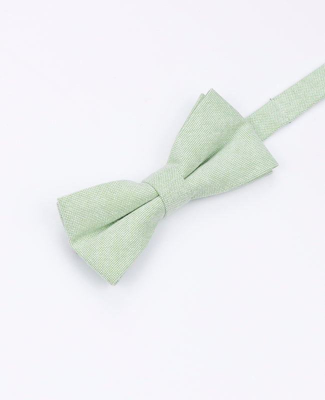 Noeud Papillon Vert n°1 Enfant en Coton «Edgard»