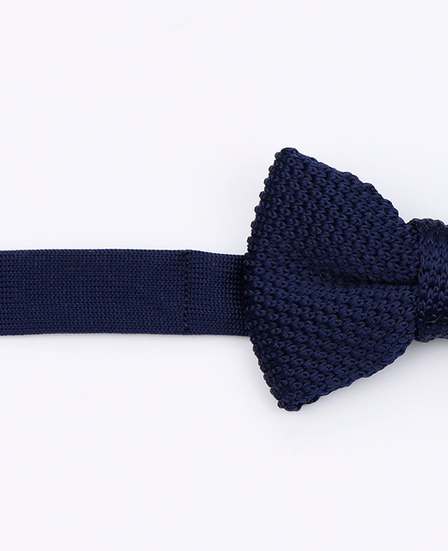 Noeud Papillon Bleu n°2 Enfant en Tricot «Léon»