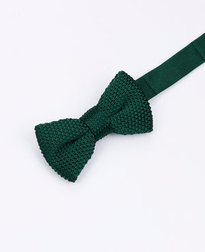 Noeud Papillon Vert n°1 Enfant en Tricot «Léon»