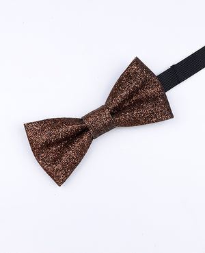 Noeud Papillon à Paillette Marron Enfant en Polyester «Olive»
