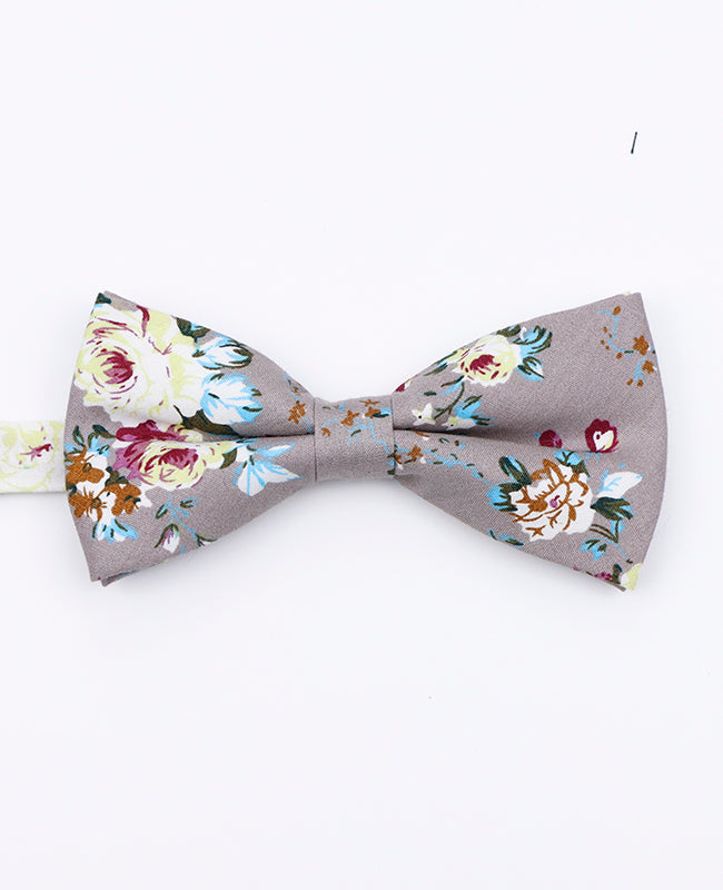 Noeud Papillon Liberty Gris Homme en Coton | Gaspard - Unipap's