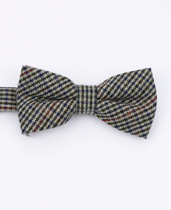 Noeud Papillon Tartan Gris n°9 Homme en Laine | Nobert - Unipap's