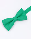 Noeud Papillon Vert n°3 Homme en Lin | Basile - Unipap's